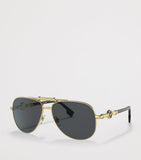 Versace Metal Pilot Sunglasses VE2236, imported from the UK