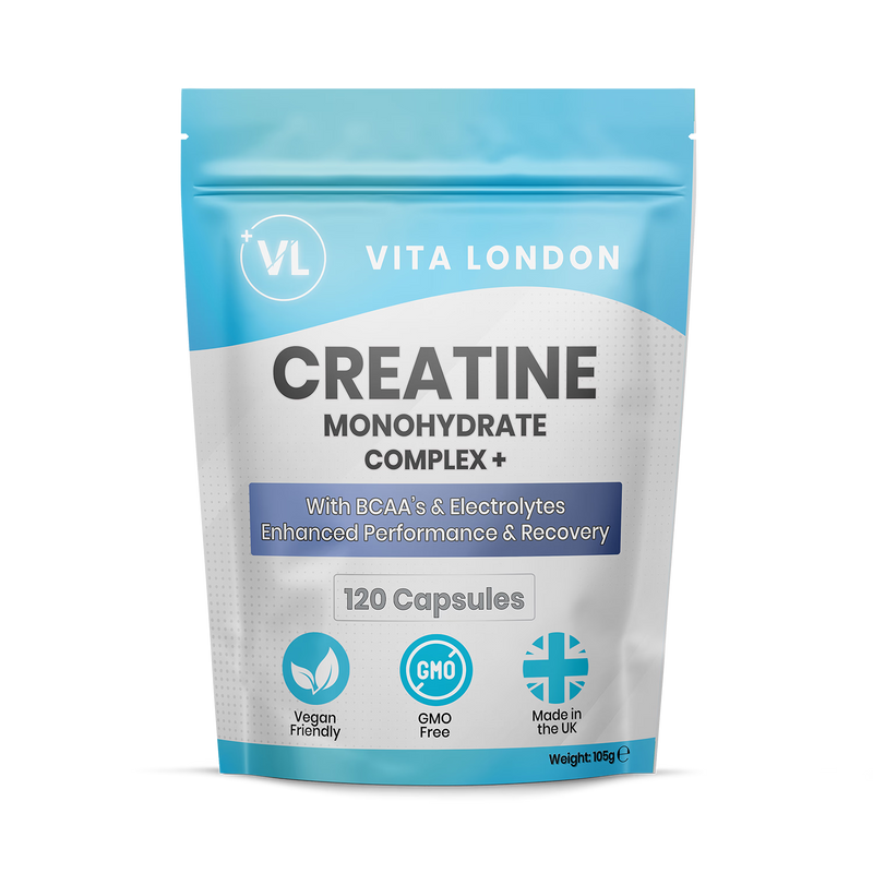Creatine Monohydrate Complex BCAA capsules 120, UK version