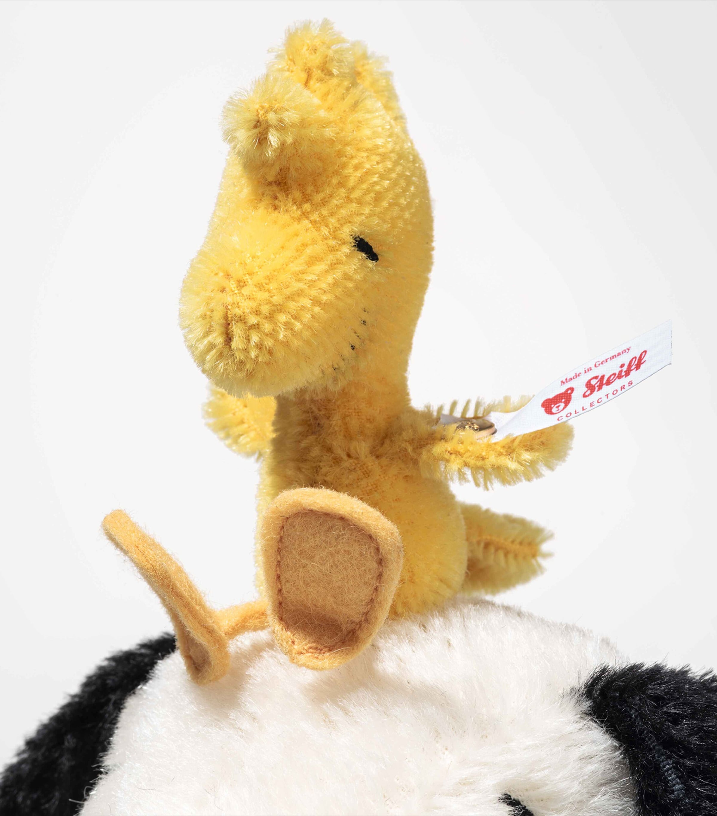 Steiff Peanuts Snoopy With Woodstock 75th Anniversary soft toy 30cm (British brand)