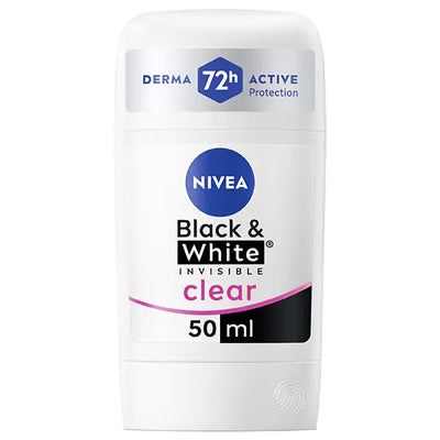 Superdrug NIVEA Black & White Anti-Perspirant Deodorant Stick 50ml- Buy online at McGrocer