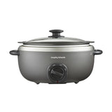 Morphy Richards 6.5L slow cooker silver (British brand)