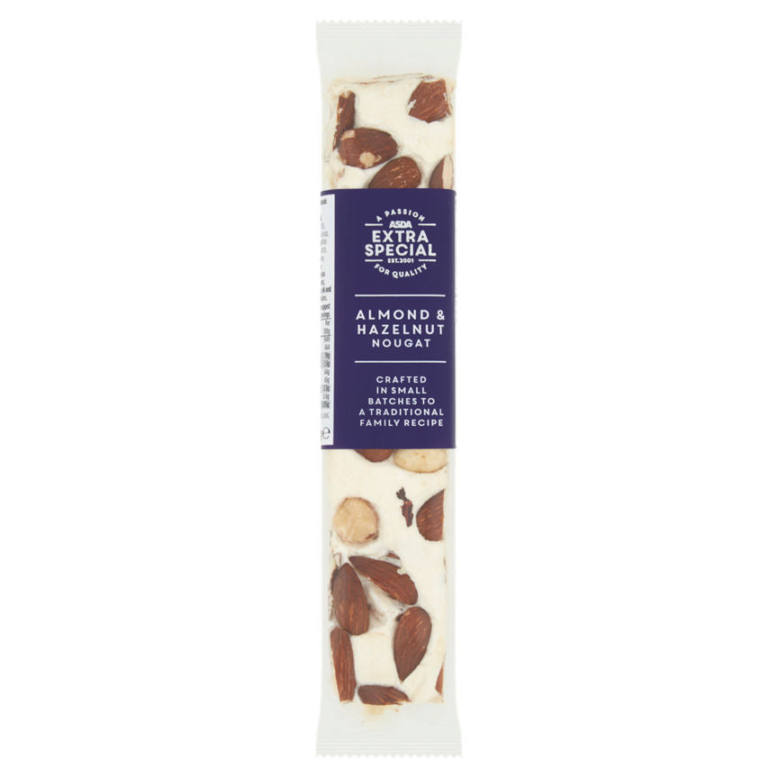 ASDA Extra Special Almond & Hazelnut Nougat Bar GOODS ASDA   