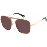 Polaroid brown metal frame sunglasses PLD 6201, UK version