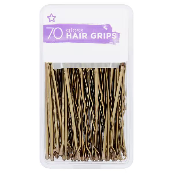 Superdrug Hair Grips Blonde Pack 70 (British brand)