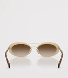 Vogue rhinestone oval sunglasses - British product