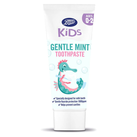 Boots Kids Mint Toothpaste 0-2yrs 75ml GOODS Boots   