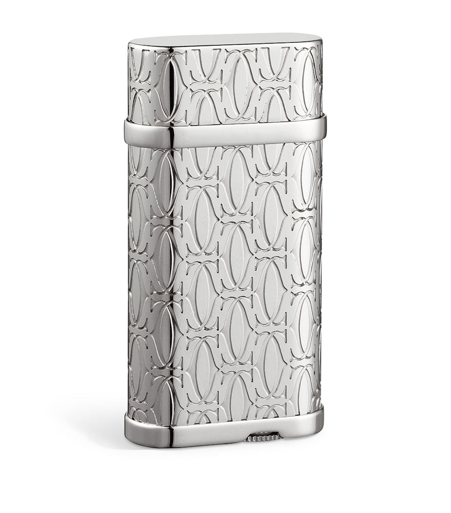 Cartier Palladium Double C de Cartier Lighter - British product