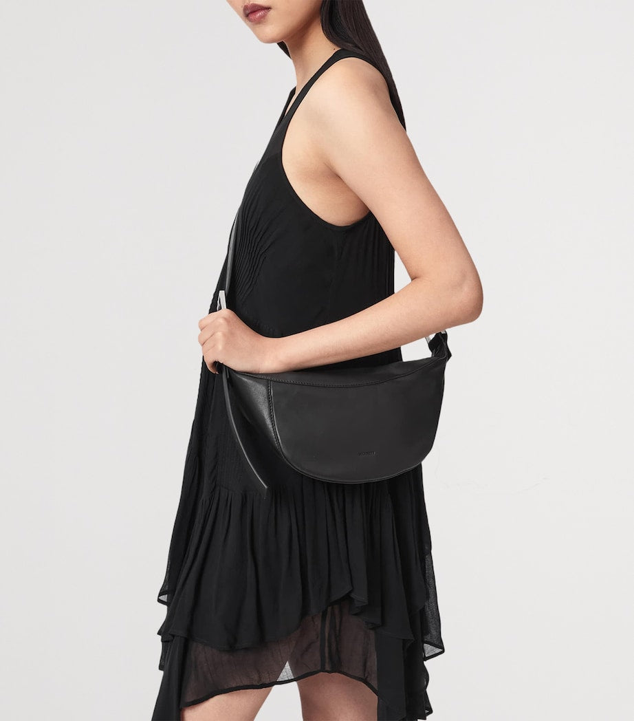 AllSaints Leather Luna Cross-Body Bag (British brand)