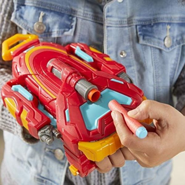 Nerf Avengers Mech Strike Iron Man Gauntlet toy blaster (British brand)