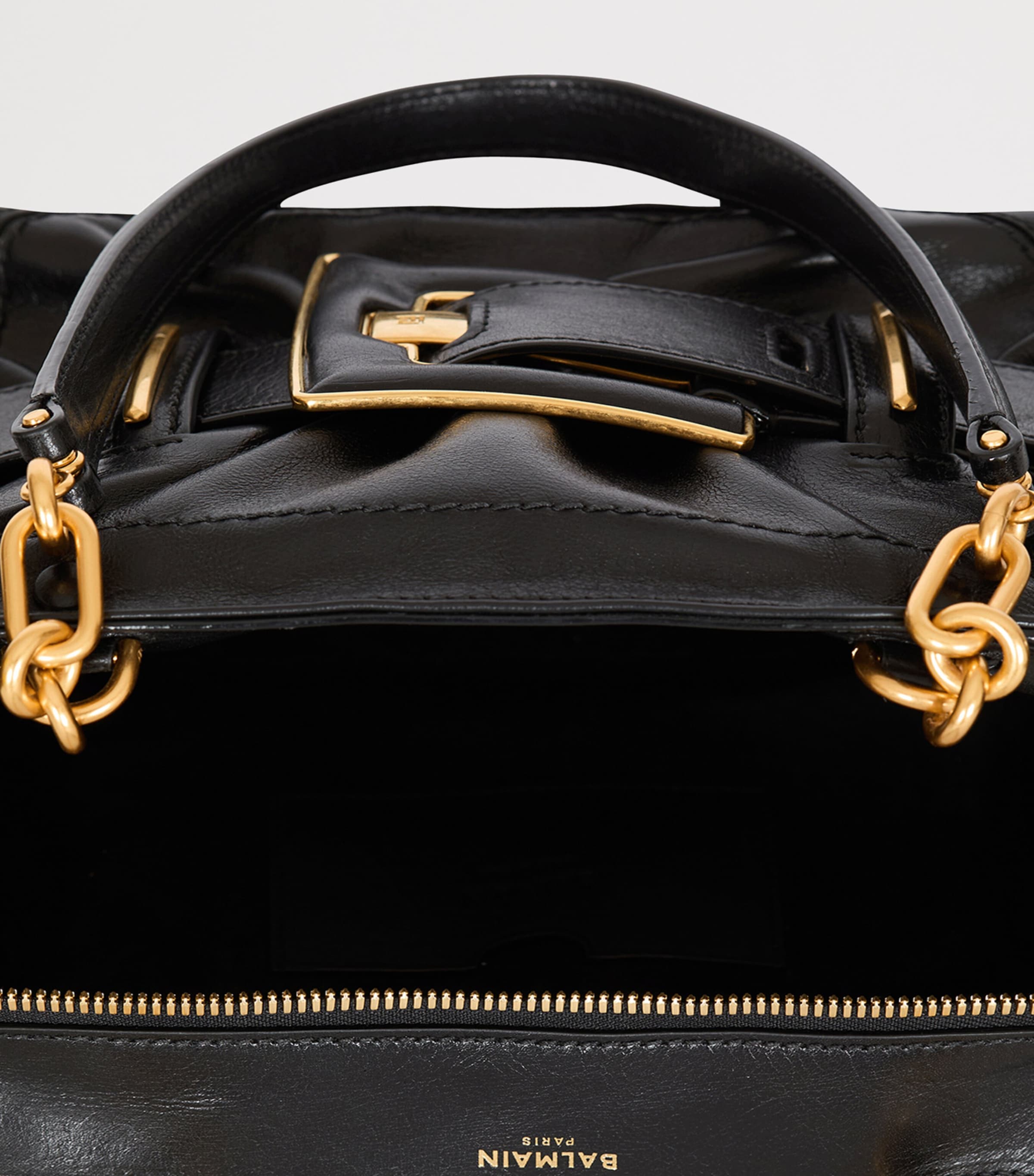 Balmain Anthem shoulder bag in buffalo leather, UK version