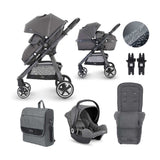 Miniuno Toura 3 in 1 Travel System Special Edition - Gunmetal/Grey GOODS Boots   