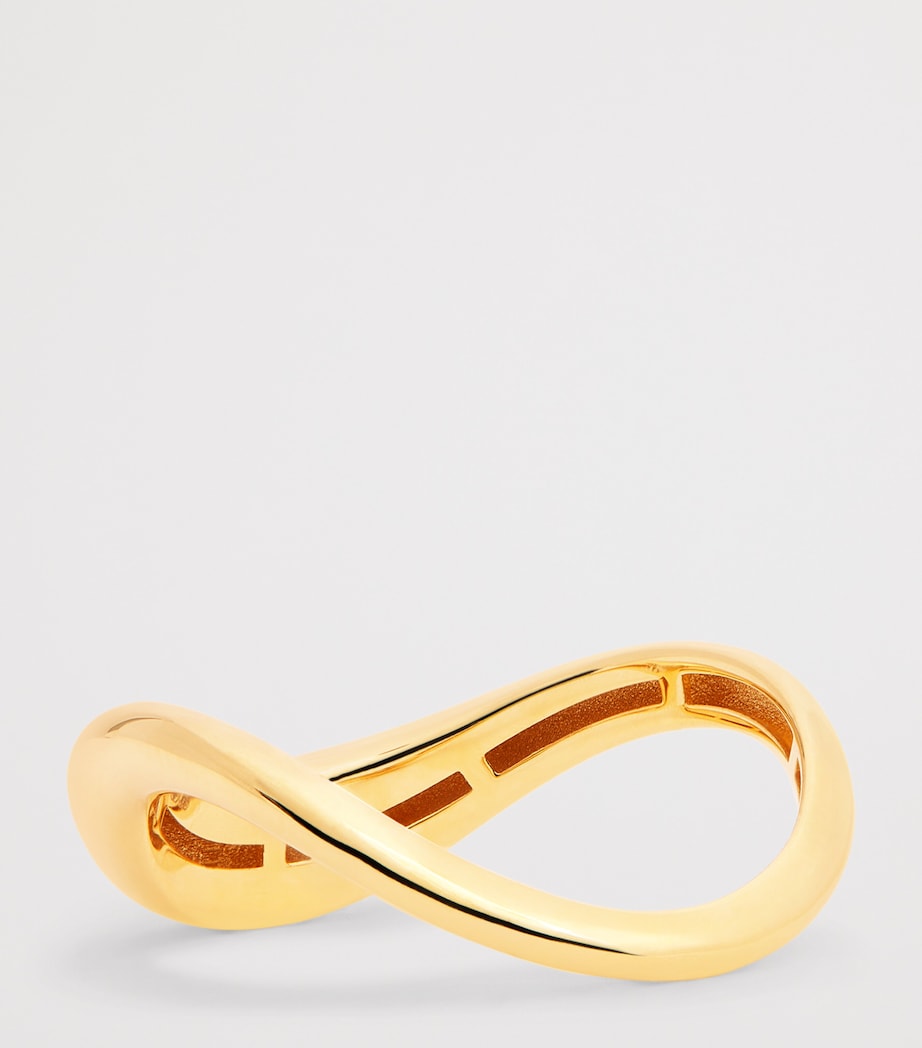 L'Atelier Nawbar yellow gold stackable ring - British product