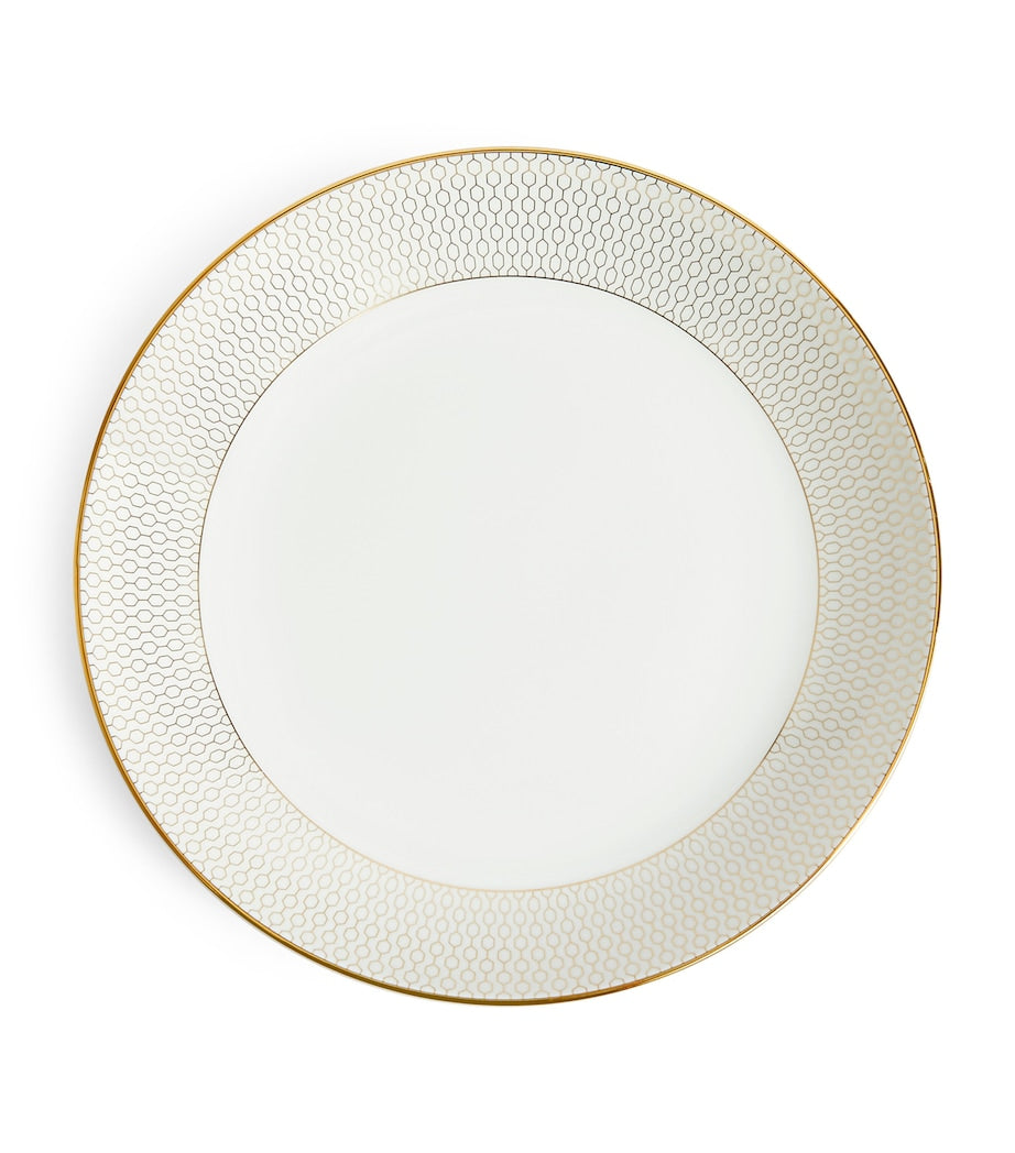 Wedgwood Gold-Trim Gio deep plate 22cm (British brand)