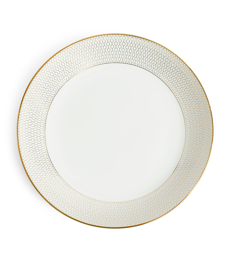 Wedgwood Gold-Trim Gio deep plate 22cm (British brand)