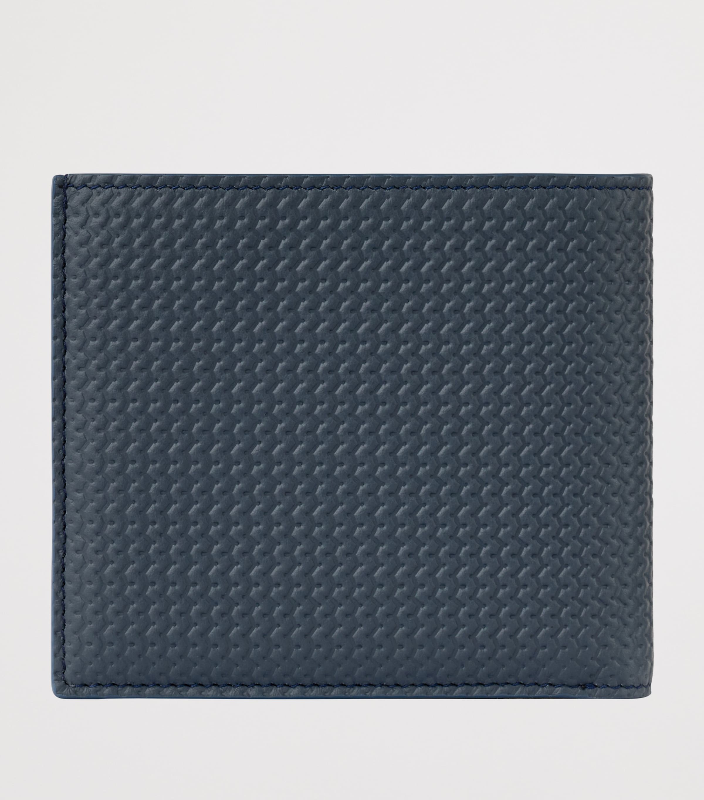 Chopard Racing bifold wallet in leather with chevron pattern - British product