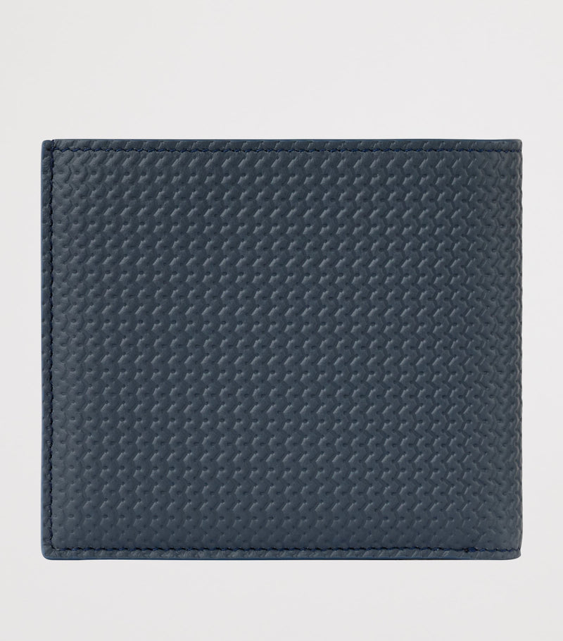 Chopard Racing bifold wallet in leather with chevron pattern - British product