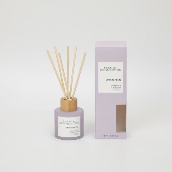 French Connection Orchid Petal reed diffuser 100ml (British brand)