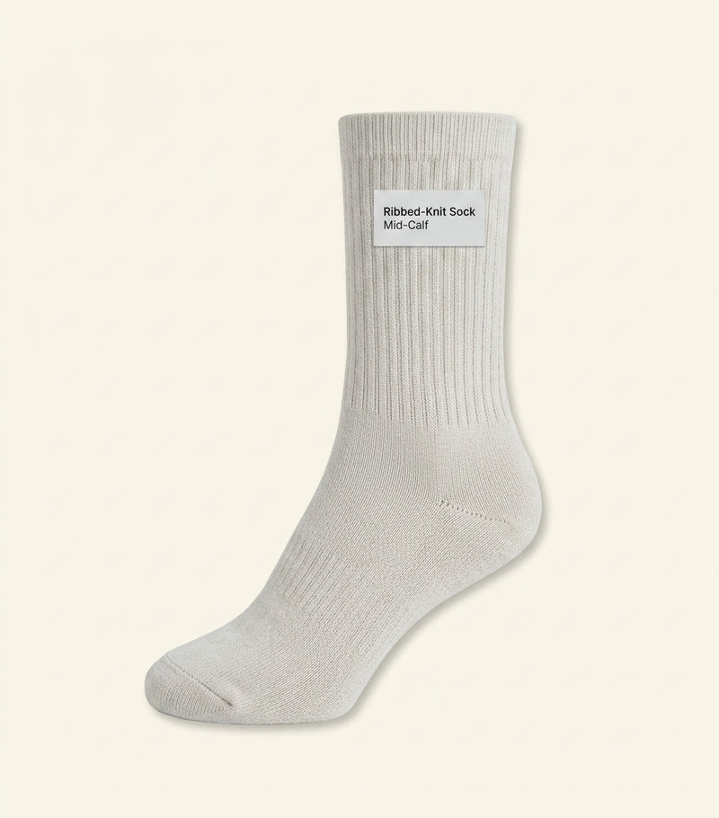 Balenciaga Logo Socks cotton blend ribbed - British product