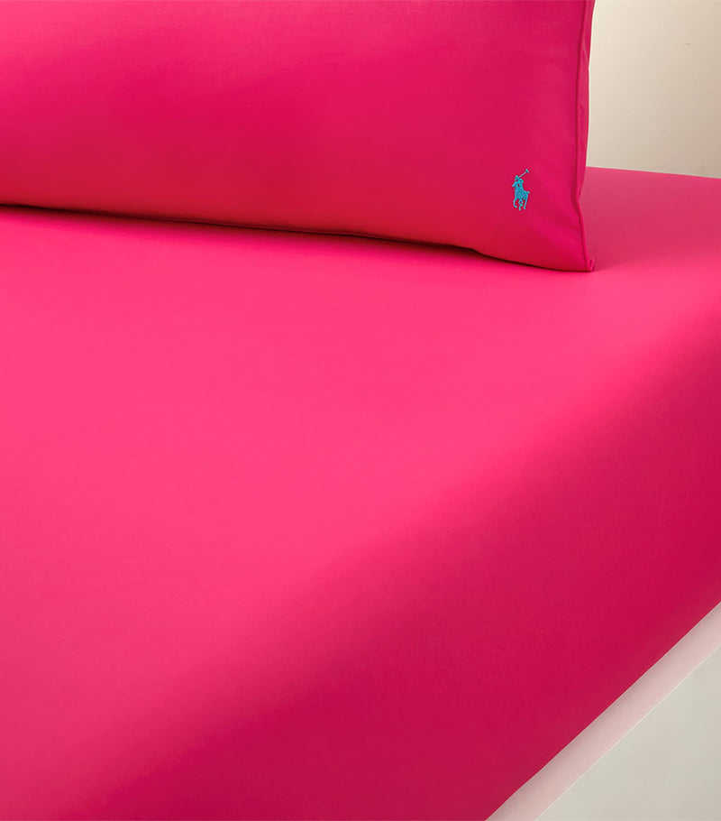 Ralph Lauren Polo Player fitted sheet 160x200cm, imported from the UK