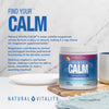 Natural Vitality Calm raspberry lemon drink mix 200g, imported from the UK