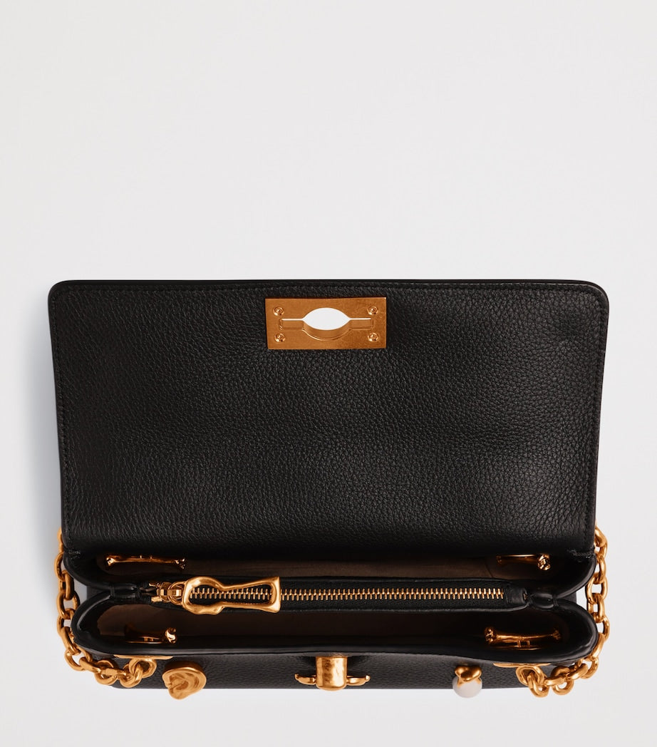 Schiaparelli Mini Leather Secret Bijoux top-handle bag (British brand)
