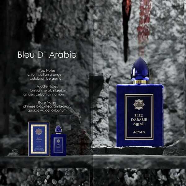 Adyan Bleu D'Arabie extrait de parfum 100ml, imported from the UK