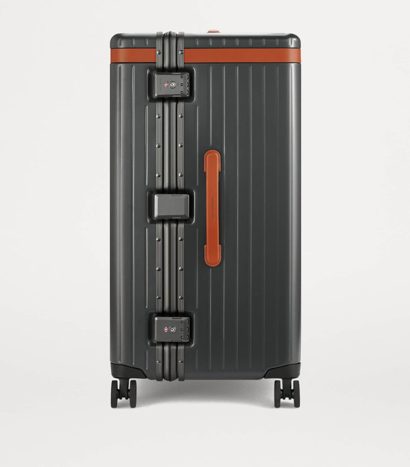 Carl Friedrik Trunk Spinner Check-In Suitcase 73cm - British product