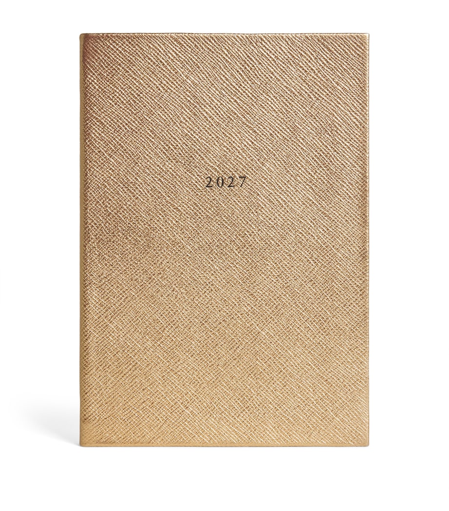 Harrods metallic leather A5 diary 2027 - British product