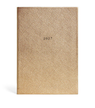 Harrods Harrods Metallic Leather A5 2027 Diary- Buy online at McGrocer