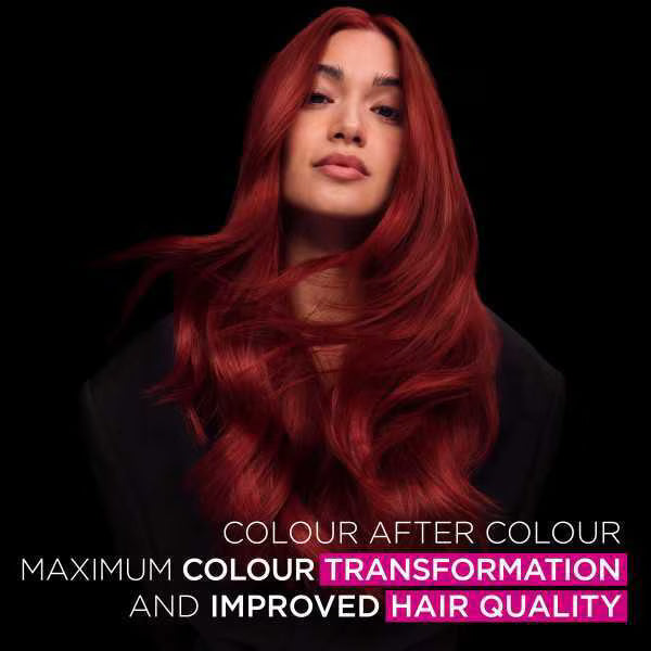 Garnier Olia rich chocolate brown hair dye, imported from the UK