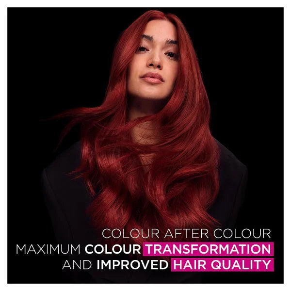 Garnier Olia rich chocolate brown hair dye, imported from the UK