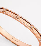 Marli New York rose gold diamond LIFE bangle, UK version