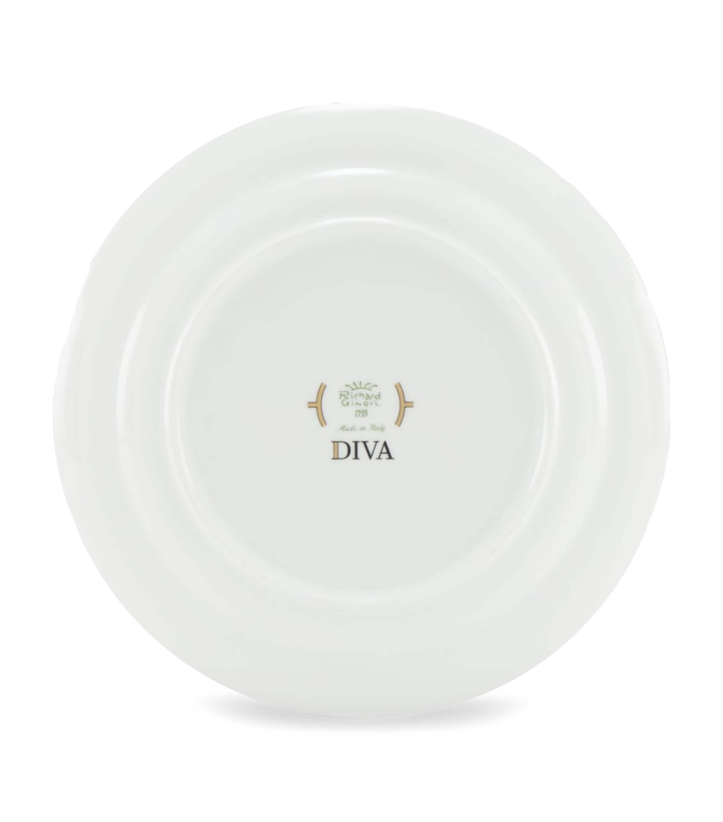 GINORI 1735 porcelain Colonna Diva Giallo side plate 24cm, UK version
