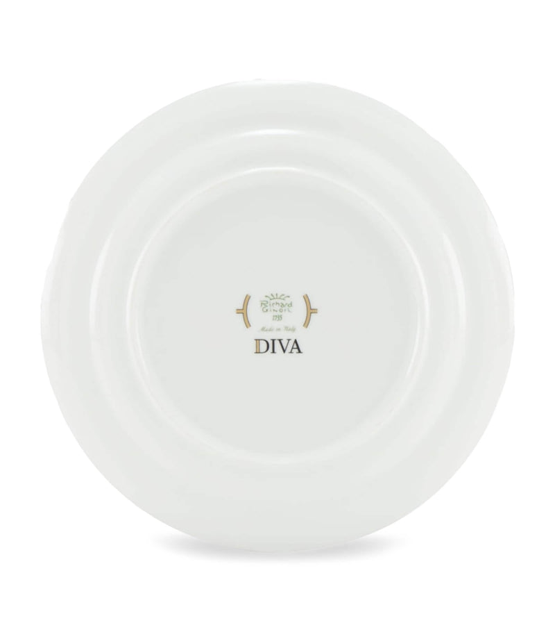 GINORI 1735 porcelain Colonna Diva Giallo side plate 24cm, UK version