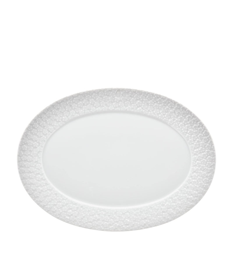 Meissen oval platter plate with blossom design 36cm, imported from the UK