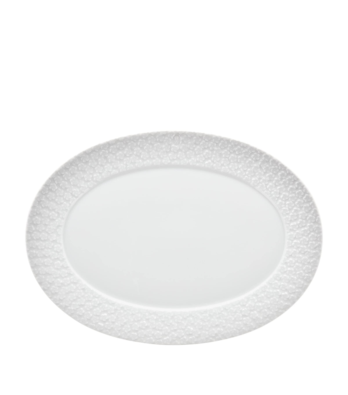 Meissen oval platter plate with blossom design 36cm, imported from the UK