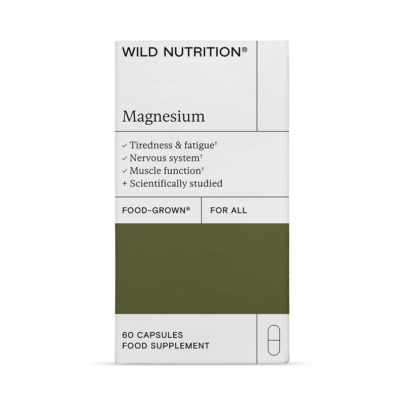 Wild Nutrition magnesium supplement 60 capsules - British product