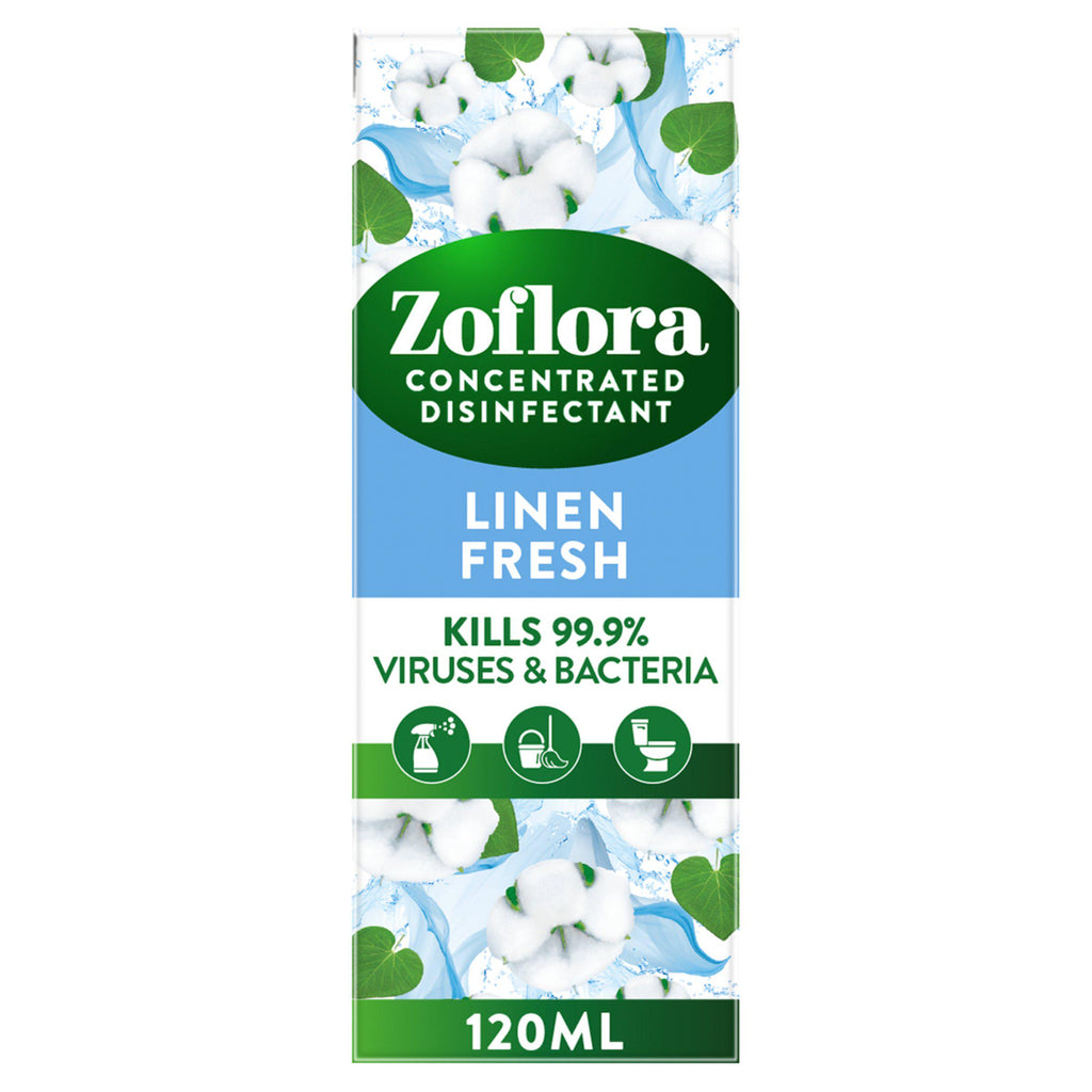 Zoflora 3 in 1 Action Concentrated Disinfectant Linen Fresh 120ml