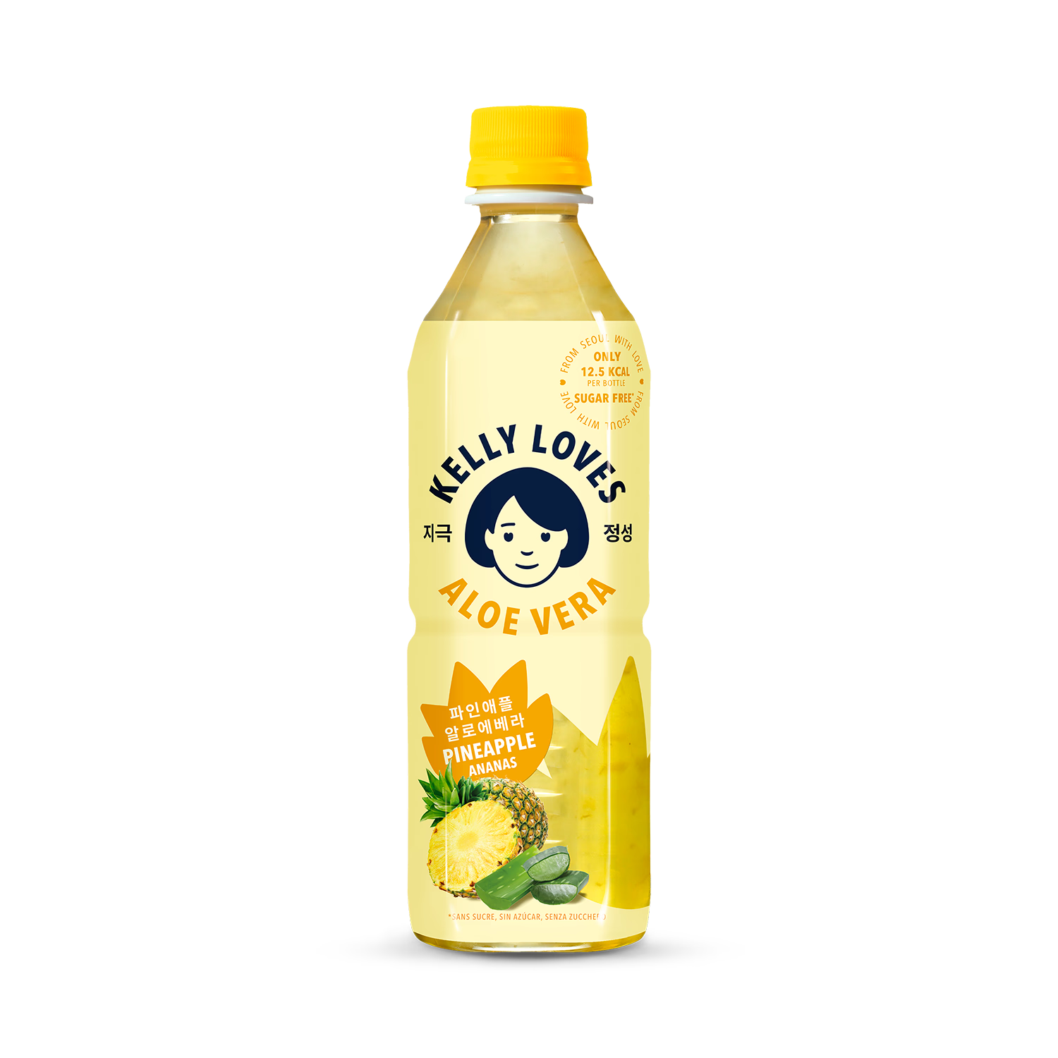 Kelly Loves aloe vera drink pineapple 500ml (British brand)