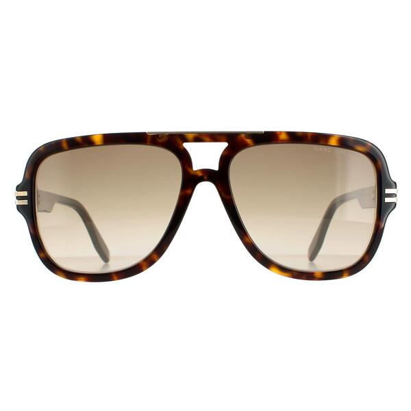 Marc Jacobs brown gradient aviator sunglasses MARC 637/S - British product