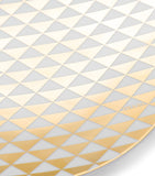 Prada Triangles Mini charger plate 28cm, imported from the UK