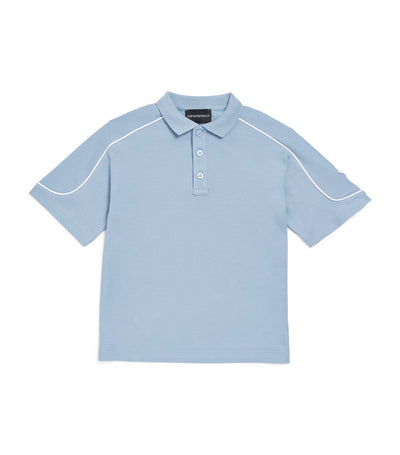 Harrods Emporio Armani Kids Cotton Polo Shirt (4-16 Years)- Buy online at McGrocer