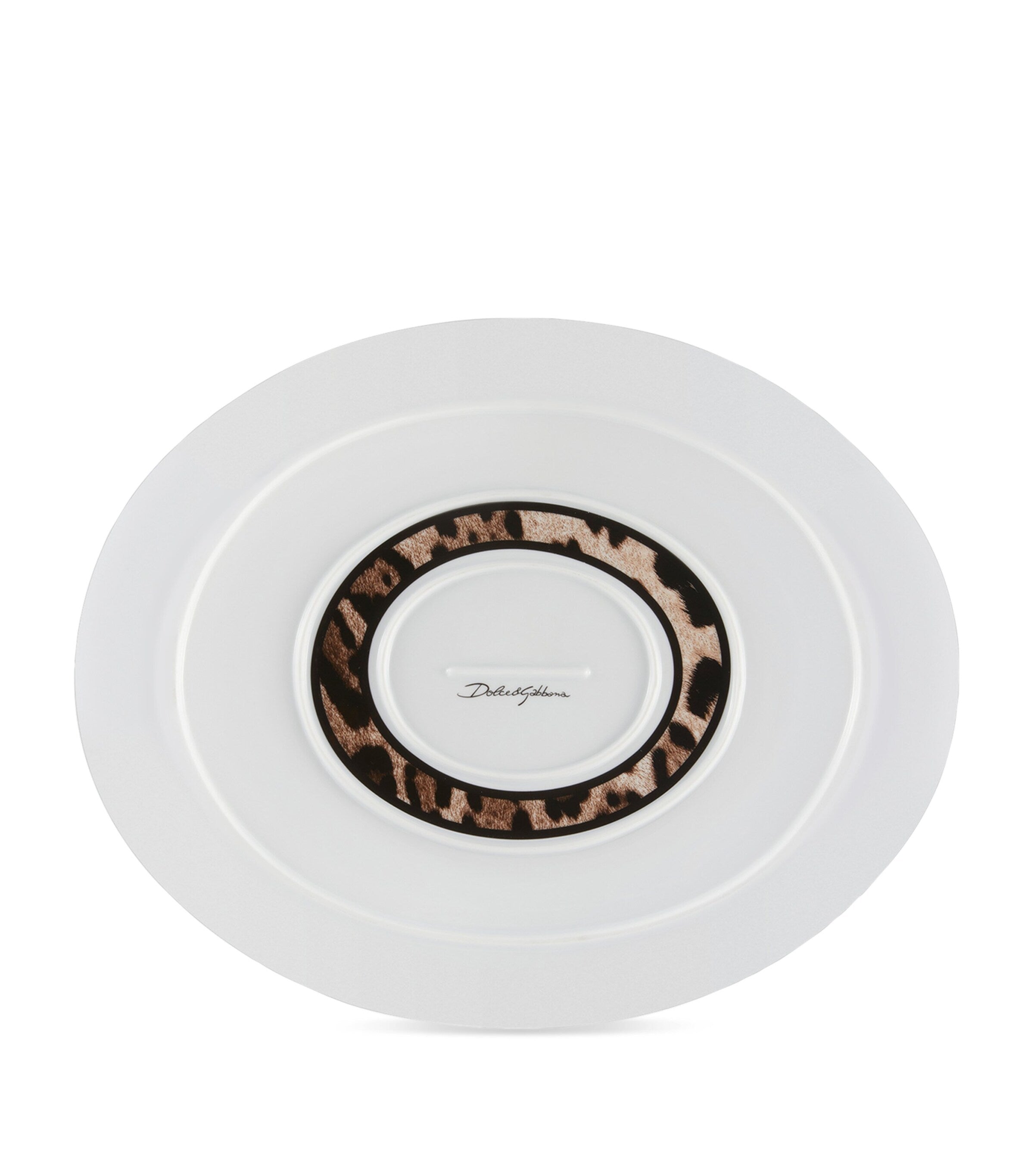 Dolce&Gabbana serving plate leopard oval 45.5cm - British product