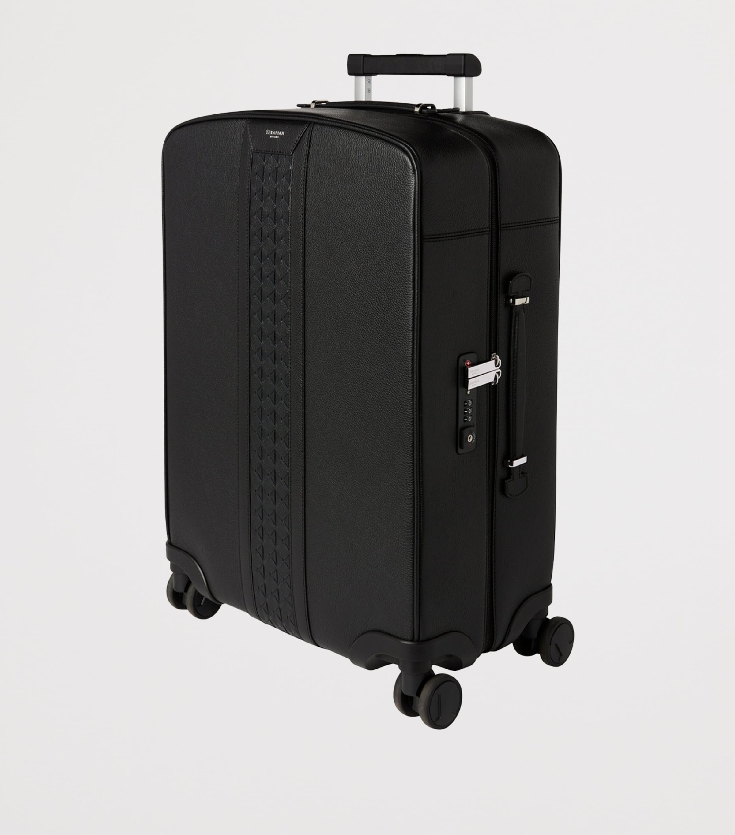 Serapian calfskin hard carry-on suitcase 55cm (British brand)