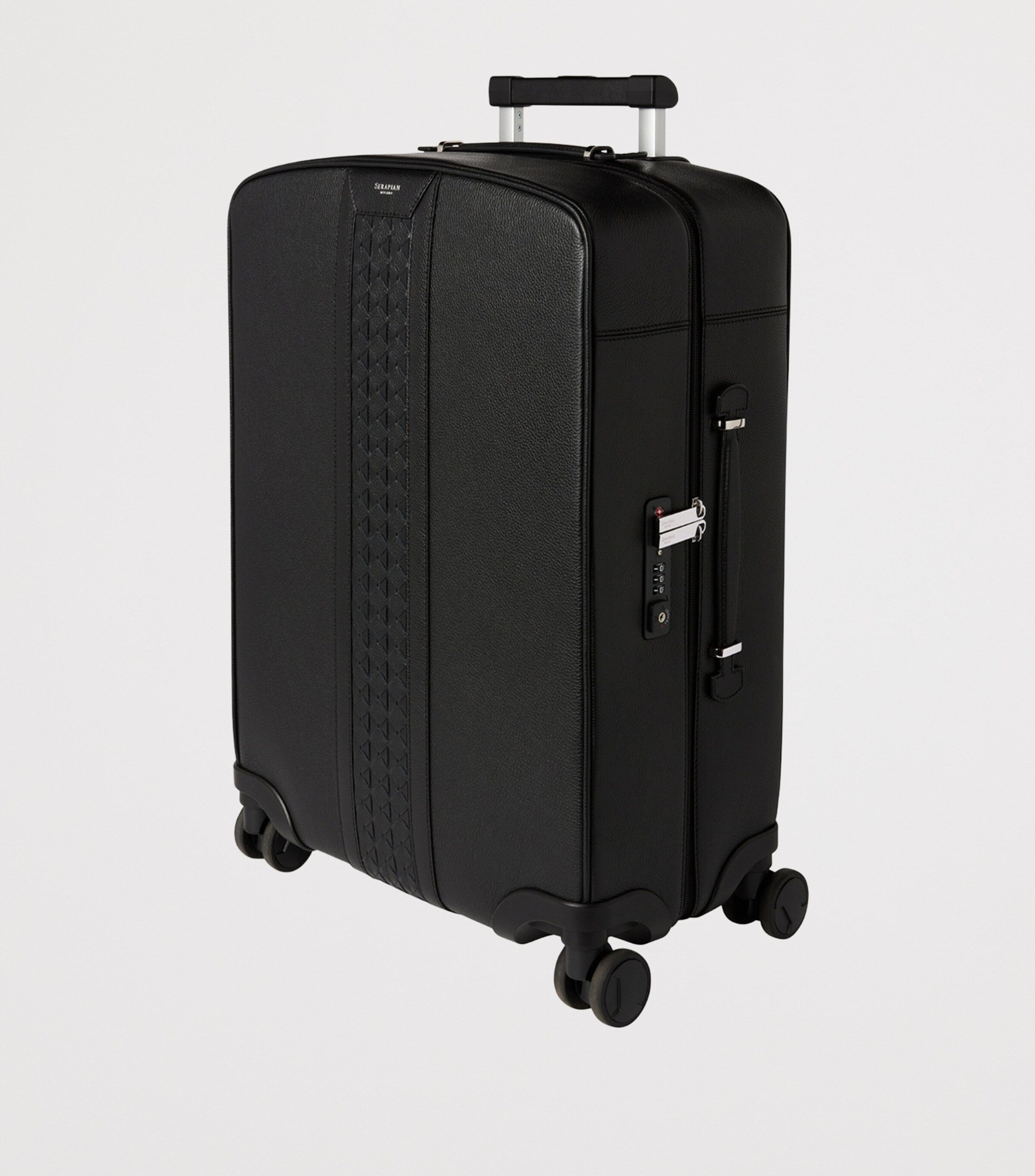 Serapian calfskin hard carry-on suitcase 55cm (British brand)