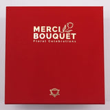 Merci Boutique soap flower bouquet Vintage Rose Square, imported from the UK