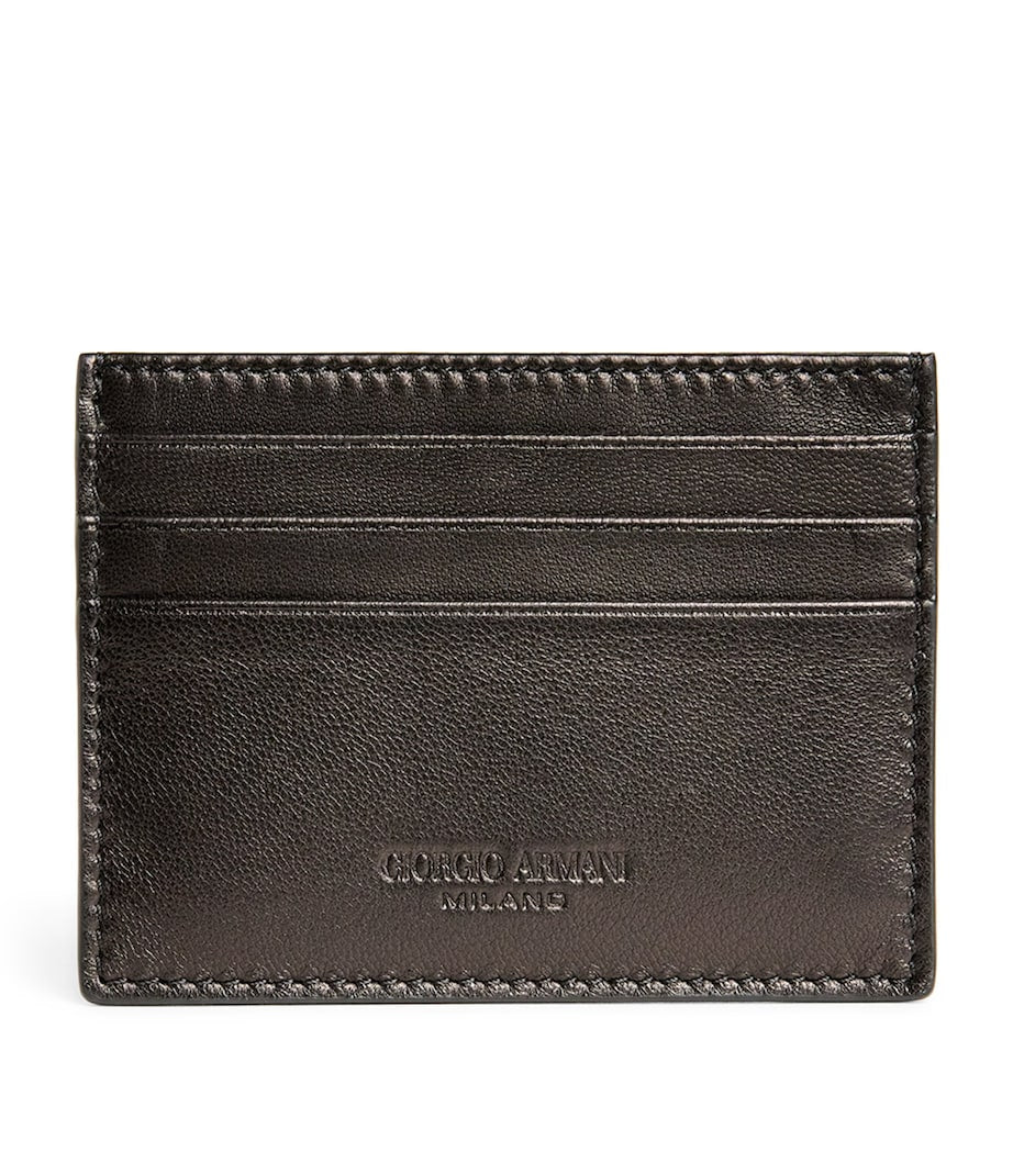 Giorgio Armani lamb leather card holder 8cm x 10.5cm, imported from the UK