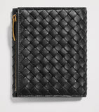 Bottega Veneta small leather Piccolo bifold wallet, imported from the UK