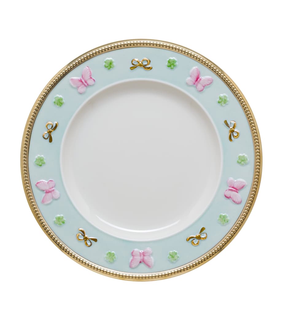 Villari Blooming Butterfly porcelain dessert plate 21cm (British brand)