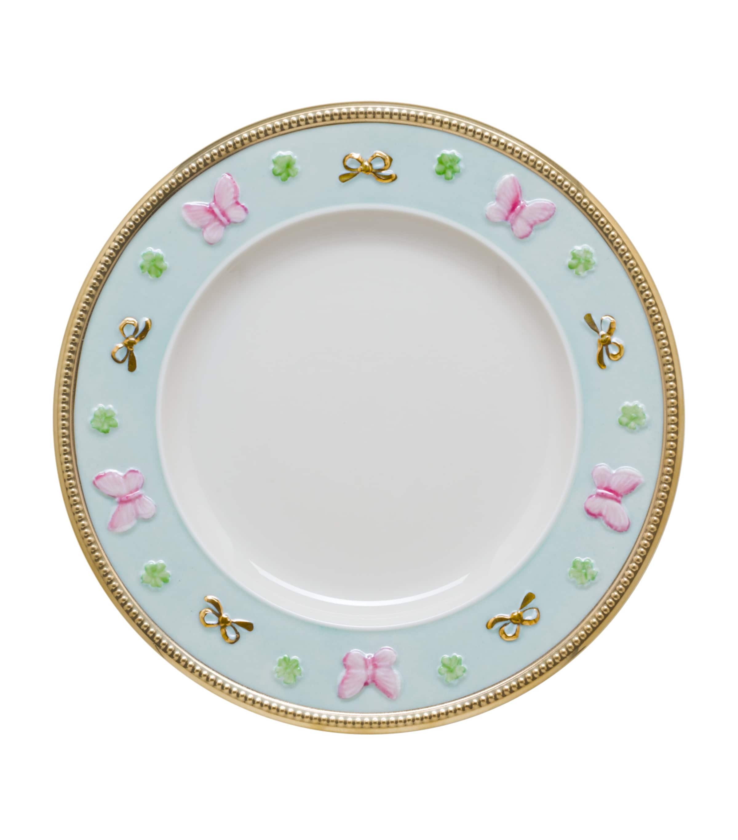 Villari Blooming Butterfly porcelain dessert plate 21cm (British brand)
